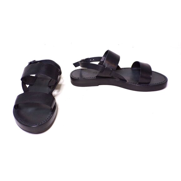 🆕 ZIGI Artisan Crafted Carmen Italian Leather Sandals Sz 8 Black - Picture 6 of 13